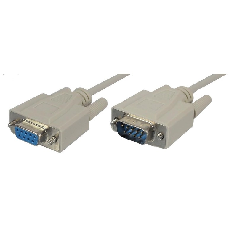 DB-9 Serial Cable Male to Female DB9 Cable (6 FT)