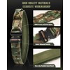 MOVEMINGLE Tactical Belt for Men, Gun Belt Tactical 1.9" with
