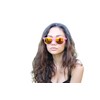 Ciffre-UV®400 Sunglas Vintage Retro Classic Mens Womens Transparent White UV400