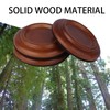 FameFame 3 Pack Hardwood Piano Caster Cups Floor Protector Solid