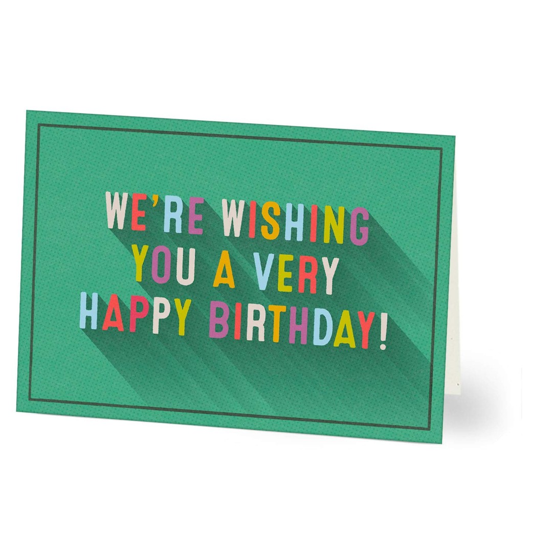 Hallmark Birthday Cards for Business (Colorful Birthday for Customers or Employees), Pack of 25 Assorted Greeting Cards