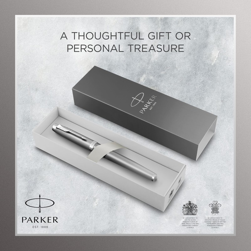 Parker IM Writing Rituals Green Grey Gradient Barrel Chrome Trim