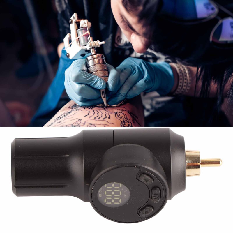Tattoo Pen Wireless Power LCD Display Large Capacity Portable Stable
