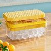 Ice Cube Mold Tray Storage Space Saving Silicone Large Capacity