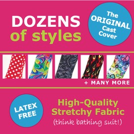 CastCoverz! Fashionable Leg Cast Cover - USA Stars - Small Short - Below The Knee - Protective, Decorative and Washable - Made in USA