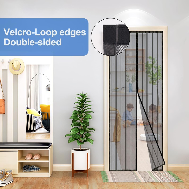 Sekey Magnet Fly Screen Door Curtain for Wood, Iron, Aluminium