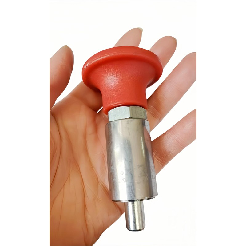 Mushroom -Shape Red Handle Locking Spring Loaded Pull Pin /Pop