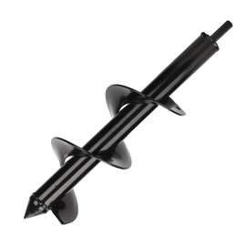 Auger Drill Bit,8x30cm Garden Planter Auger Spiral Drill Bit Yard Planting Post Hole Digger Tool for Any Kinds Soils