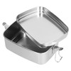 Lunch Box, 2 Tier Stainless Steel Food Container Metal Lunch