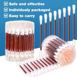 100 PCS Povidone-Iodine Swabs - Individually Wrapped Iodine Swabs for Home Travel and Outdoor Use Disposable Swabs