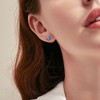 Gold/Silver/Opal Stud Earring for Women - Gold Plated Earrings -