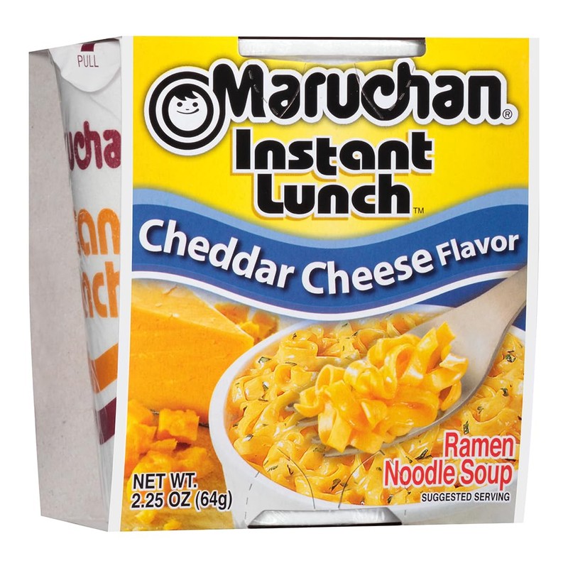 Maruchan Instant Lunch Cheddar Cheese, Ramen Noodle Soup, Microwaveable Meal,