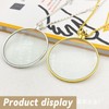 Magnifying Glass Necklace, Vintage Monocle, Reading Glasses Necklace with 5X