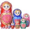 YAKELUS Russian Nesting Dolls for Kids Matryoshka Doll 10pcs Handmade1051