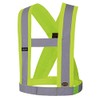 Pioneer 4-Inch Wide Adjustable Lightweight High Visibility Safety Sash, Reflective