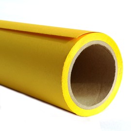 PHSUREO Seamless Photo Photography Backdrop Paper, Photo Background Paper Roll (53" x16‘, #14 Deep Yellow)