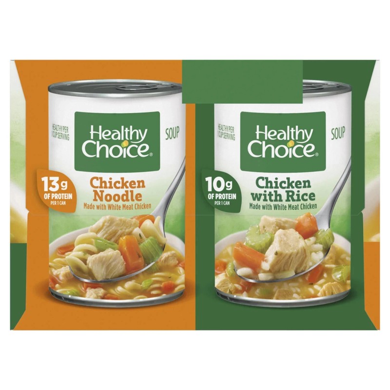 Healthy Choice Soup Variety Pack 15 oz Cans - 10