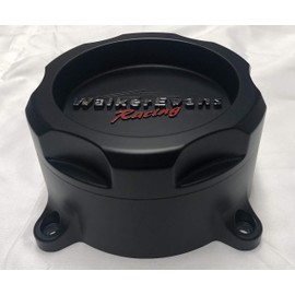 Walker Evans Racing 8 Lug Matte Black Wheel Center Caps Qty 1# WRX-9708SB 62851785F-7 with Screws