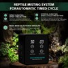 MECESOR Automatic Reptile Mister Humidifier with Timer,Programmable Terrarium Reptile Mister