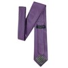 (リトリーズ) RETREEZ 波型ジグザグ ストライプ柄 織り生地 メンズ タイ ネクタイ - パープル