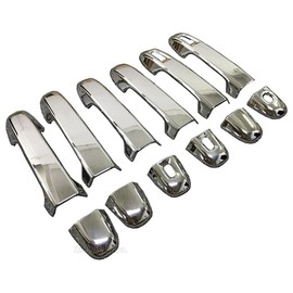 Speed Garage Toyota Noah Voxy Esquire 80 Series Door Knob Handle Cover Plated Garnish for TOYOTA NOAH VOXY ESQUIRE Dress Up Custom Parts