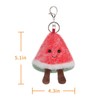 Apricot Lamb Watermelon Cute Keychain, Soft Stuffed Plush Keychain Toys