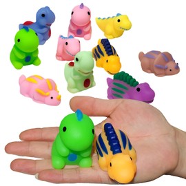 Aiyouwei 10 Pieces Jumbo Dinosaur Mochi Squishy Toy Squishy Animals Stress Reliever Kids Party Favours