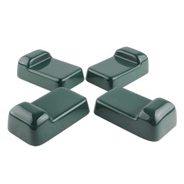 KAMaster BBQ Big Ceramic Feet Shoes for Green Egg,Grill Shoes Kamado Grill Joe Base Feet Accessories Part Used to Raise Grill Table Outdoor and Garden(4 Shoes of Set not for minimax BGE)