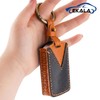 for Mazda Key Fob Cover Leather Key Case Holder Keychain