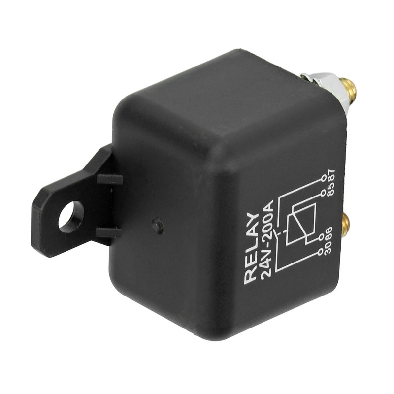 24V 200A Car Start Relay High Current Normally Open Brass