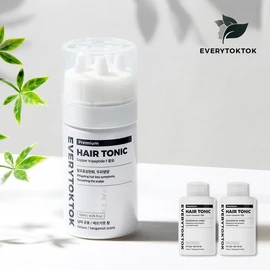 Every Tok Tok Hair Loss Relief Functional Premium Hair Tonic Refill 200mllx2, Refill 200mlx2 / 에브리톡톡 탈모완화 기능성 프리미엄 헤어토닉 리필 200mllx2, 리필200mlx2