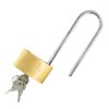 TRIXES Extra Long Shackle Padlock 120mm Long Lock 3 Keys
