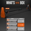 SQUATZ Adjustable Pull-Up Bar - Strength Training Exercise Equipment with