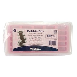 Hemline Bobbin Storage Box Plastic - Holds 25 Spools