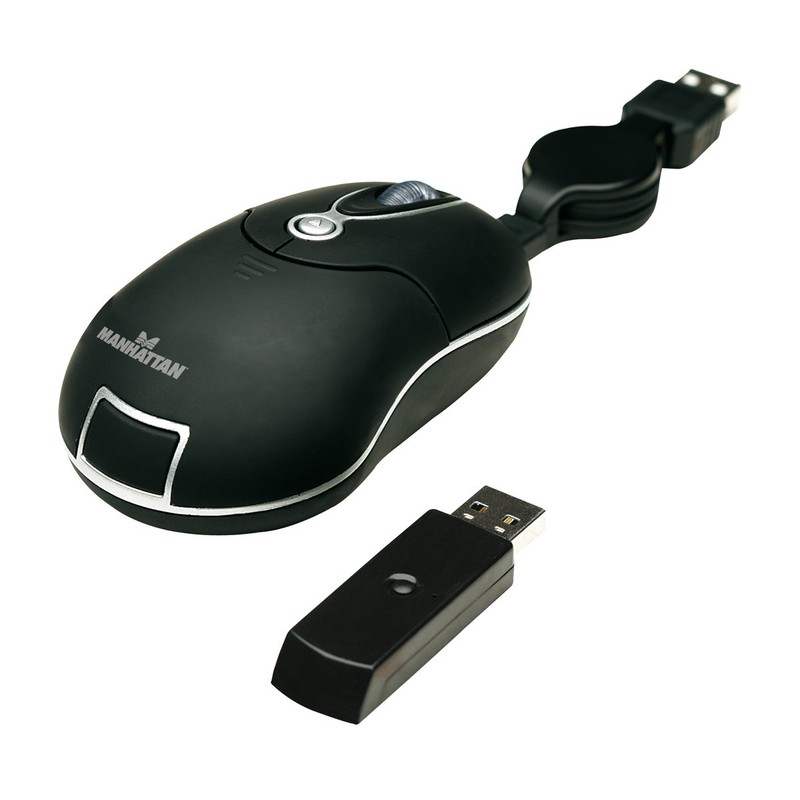 Manhattan Products Wireless Optical Mini Mouse