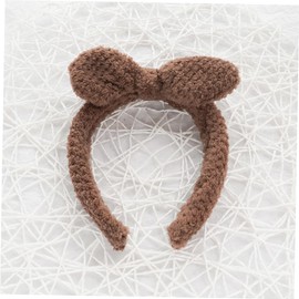 SAFIGLE 4Pcs Winter Plush Ear Headbands Soft Hair Hoop for Elastic Cute Hairwear Accessories for Makeup Skincare Party Use