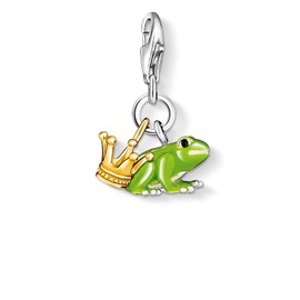 Thomas Sabo Damen Charm-Anhänger Froschkönig Charm Club 925 Sterling Silber 0931-427-6