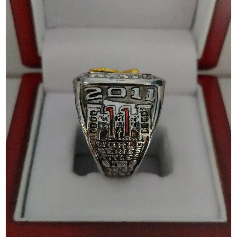 St Louis Cardinals - 2011 World Series Ring With Wooden