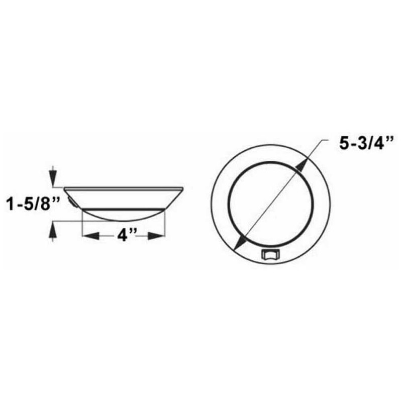 Sea-Dog Line 401757-1 Led Day/Night Dome White
