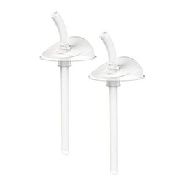 Boon Swig Cup Replacement Silicone Straws – Spill Proof Straws – 6 Months and up, Clear