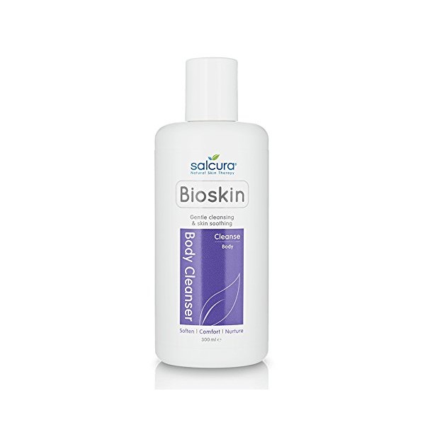Salcura Natural Skin Therapy, Bioskin Body Wash, Gently Cleanses Dry, Itchy & Sensitive Skin, Keeps The Skin Hydrated in The Shower, No-Nasties 200ml