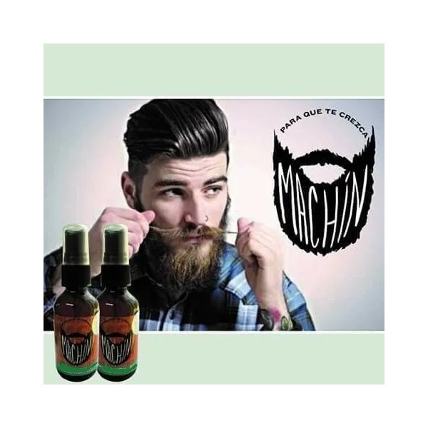 2pzas El Crecimiento De Barba Y Bigote Barbiux,crezca Machín