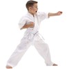 TMA 6.5 OZ KARATE GI/UNIFORMS (ELASTIC DRAWSTRING) (White, 0000)