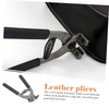OHPHCALL Steel Leather Hole Punch Tool Durable Rhombus Punching Pliers