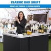 GoBar Portable Double Bar Table Set - Mobile Bartender Station
