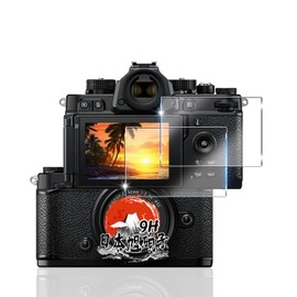 Nikon Zf Z8 Z9 Glass Film, 2 Sheets (Japan AGC Asahi Glass Material), For Full Protection, Nikon Zf Protective Film, Shockproof, 9H Hardness, Nikon Zf LCD Glass Film, High Transmittance, Ultra-thin,