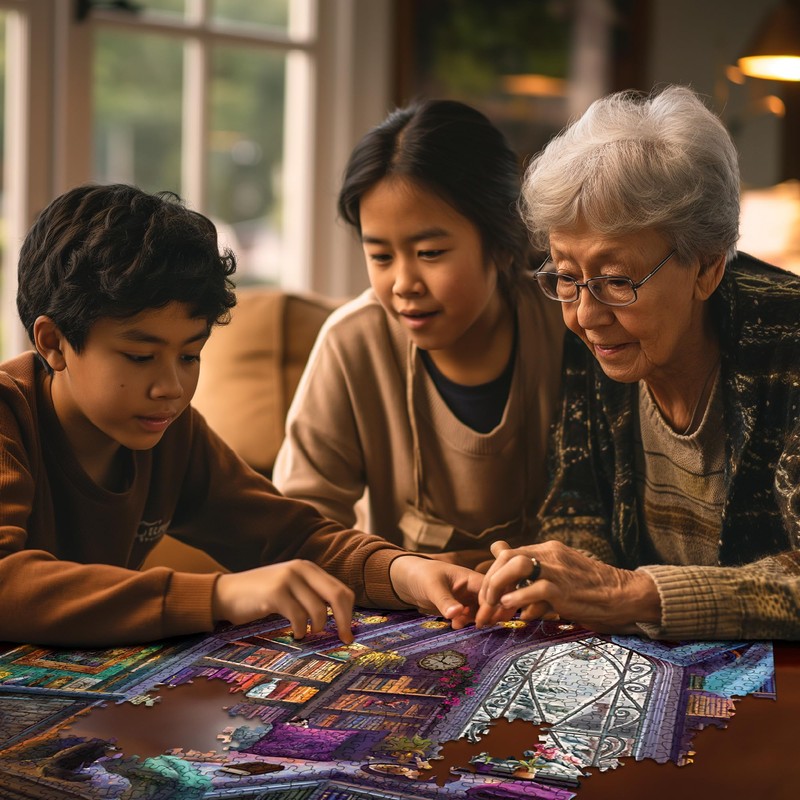 White Mountain - Book Nook - 1000 Piece Jigsaw Puzzle