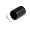 TA-VIGOR 100Pcs Rubber End Caps, 12mm ID Round Flexible Screw