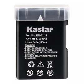 Kastar Battery for Genuine Nikon EN-EL14 14a Nikon D3500 D3400 D5300 D5500 D5600