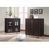 Baxton Studio Wholesale Interiors Excel Sideboard Storage Cabinet, Dark Brown